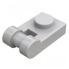 kf-0008 Compatible Building Block Parts, Plate 1x1 with Clip/Hinge – 100g (Approx. 323 pieces) – Non-Gobricks Brand - SKU - OurGobricks