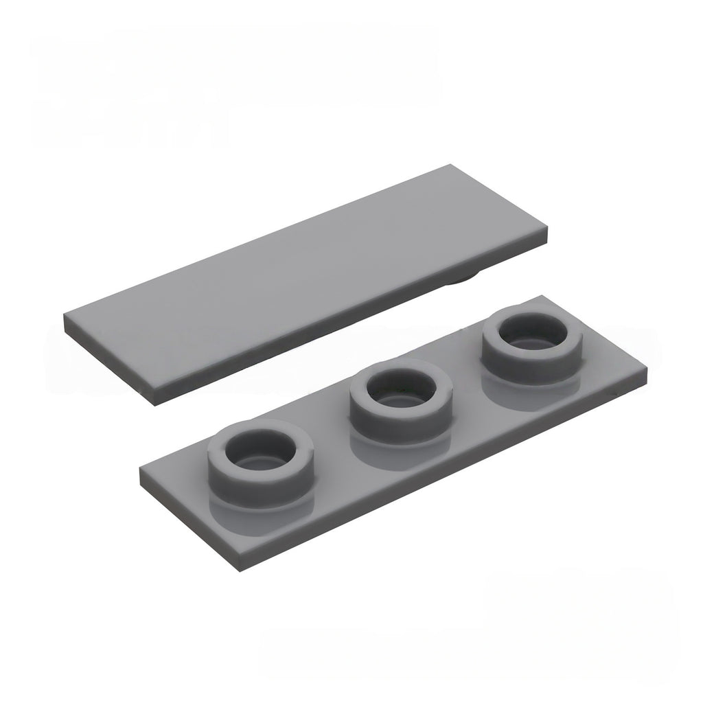Kf-0171 Small Building Block Parts, 1X3 Special Thin Plate Accessory, 100G (Approx. 290 Pieces) Non-Gobricks Brand - SKU - OurGobricks