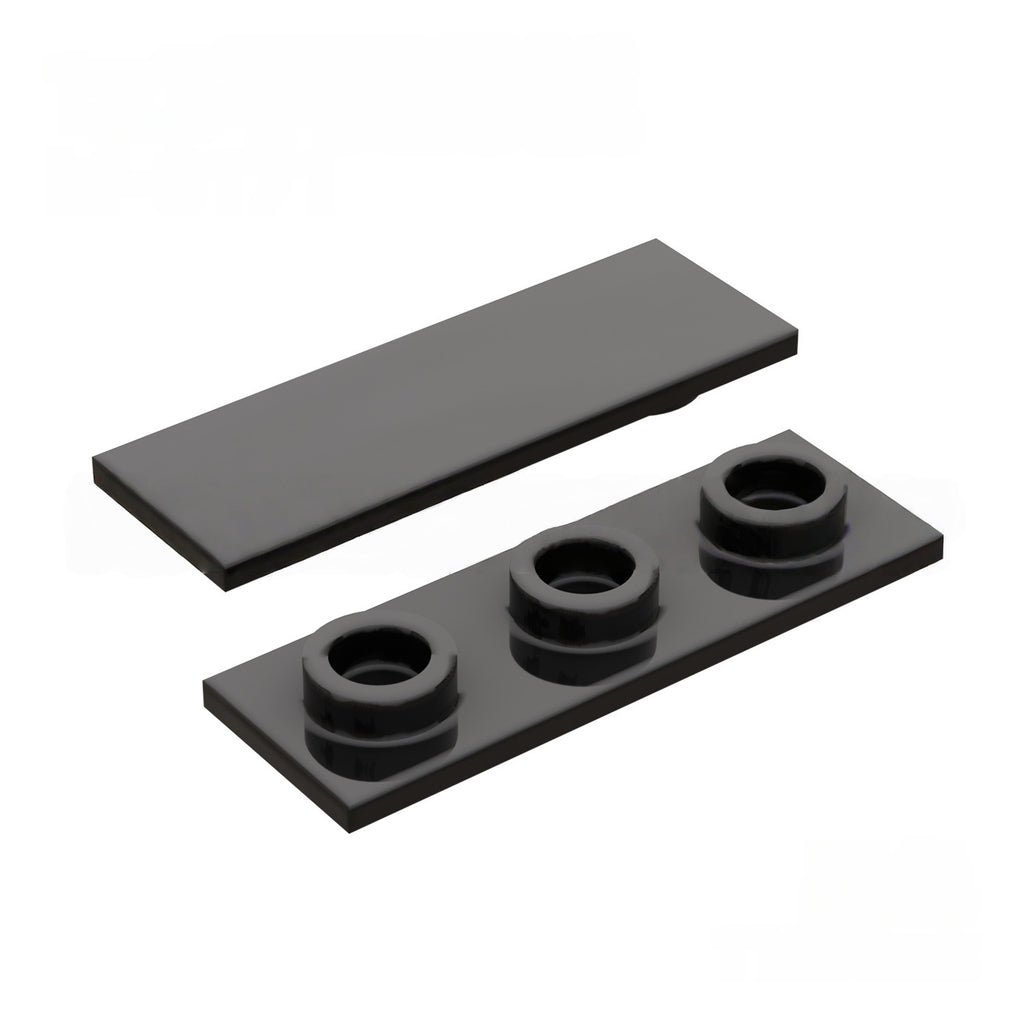 Kf-0171 Small Building Block Parts, 1X3 Special Thin Plate Accessory, 100G (Approx. 290 Pieces) Non-Gobricks Brand - SKU - OurGobricks