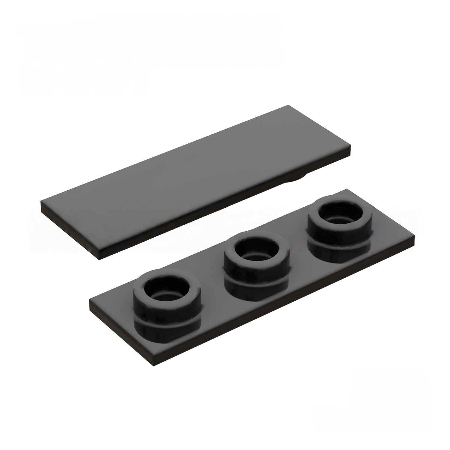 Kf-0171 Small Building Block Parts, 1X3 Special Thin Plate Accessory, 100G (Approx. 290 Pieces) Non-Gobricks Brand - SKU - OurGobricks