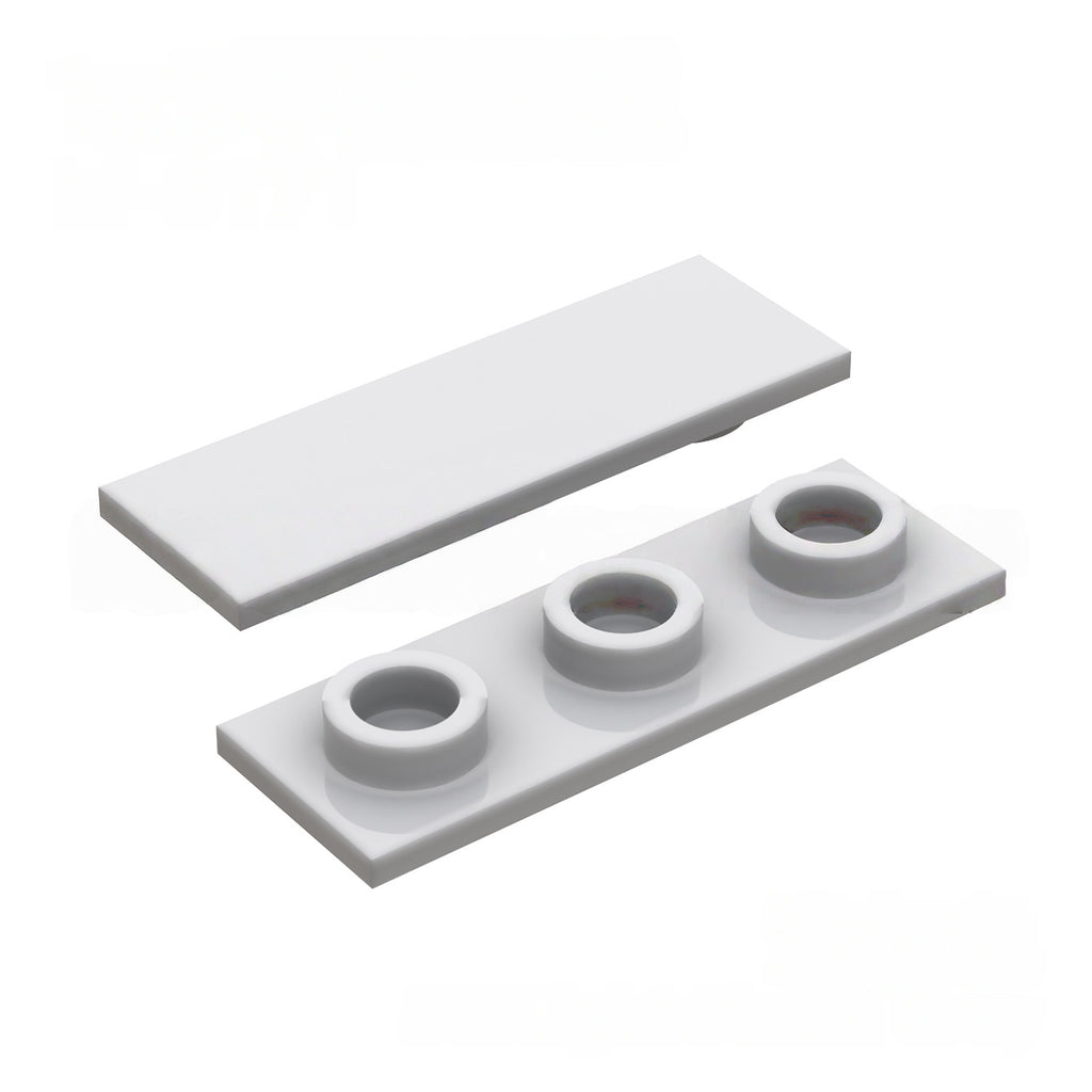 Kf-0171 Small Building Block Parts, 1X3 Special Thin Plate Accessory, 100G (Approx. 290 Pieces) Non-Gobricks Brand - SKU - OurGobricks