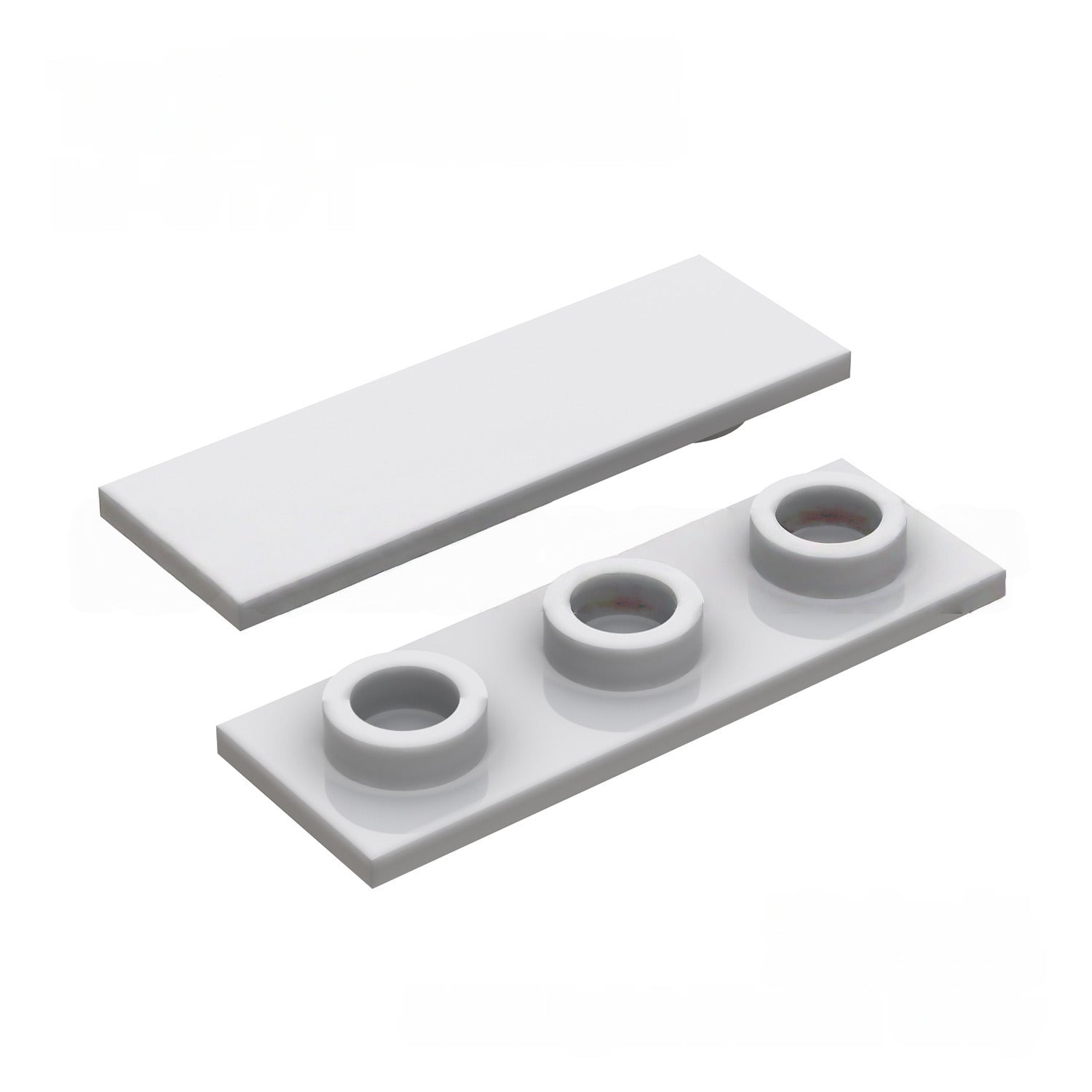 Kf-0171 Small Building Block Parts, 1X3 Special Thin Plate Accessory, 100G (Approx. 290 Pieces) Non-Gobricks Brand - SKU - OurGobricks