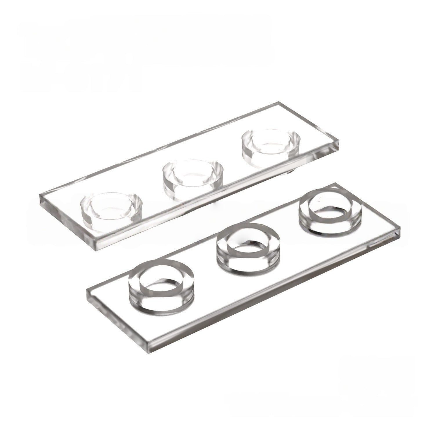 Kf-0171 Small Building Block Parts, 1X3 Special Thin Plate Accessory, 100G (Approx. 290 Pieces) Non-Gobricks Brand - SKU - OurGobricks