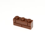 Kf-0016 Compatible Building Block Parts, 1X3 Wall Brick Elements, 100gx3  (Approx. 294 Pieces), Non-Gobricks Brand. - SKU - OurGobricks