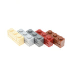 Kf-0016 Compatible Building Block Parts, 1X3 Wall Brick Elements, 100gx3  (Approx. 294 Pieces), Non-Gobricks Brand. - SKU - OurGobricks