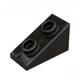 Kf-0163 Small Building Block Parts, 2X1 Slope (25-Degree) With 2 Stud Holes, 100G (Approx. 203 Pieces) Non-Gobricks Brand