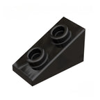 Kf-0163 Small Building Block Parts, 2X1 Slope (25-Degree) With 2 Stud Holes, 100G (Approx. 203 Pieces) Non-Gobricks Brand