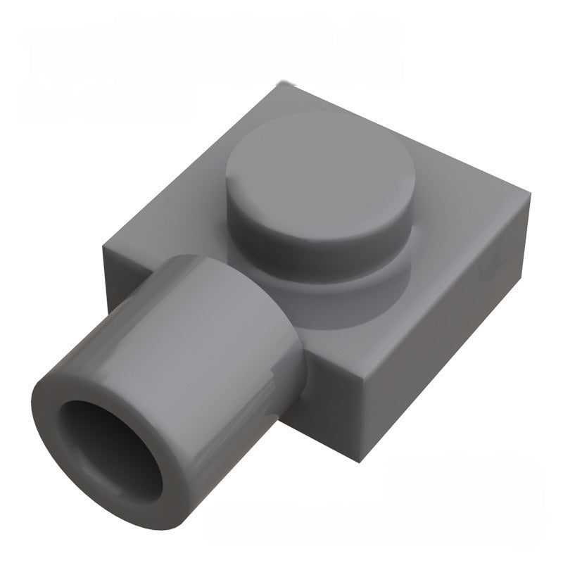 Kf-0005 Compatible Building Block Parts, 1X1 Plate With Side Slot/Long Hole, 100G (Approx. 463 Pieces) Non-Gobricks Brand. - SKU - OurGobricks