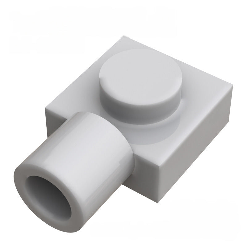 Kf-0005 Compatible Building Block Parts, 1X1 Plate With Side Slot/Long Hole, 100G (Approx. 463 Pieces) Non-Gobricks Brand. - SKU - OurGobricks