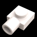 Kf-0005 Compatible Building Block Parts, 1X1 Plate With Side Slot/Long Hole, 100G (Approx. 463 Pieces) Non-Gobricks Brand. - SKU - OurGobricks