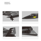 SR-71 Blackbird reconnaissance aircraft military model-educational toy compatible with small-particle building blocks