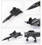 SR-71 Blackbird reconnaissance aircraft military model-educational toy compatible with small-particle building blocks