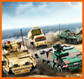 3510-3517 Compatible with small-particle building blocks military armored vehicle and tank models