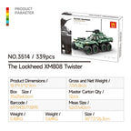 3510-3517 Compatible with small-particle building blocks military armored vehicle and tank models