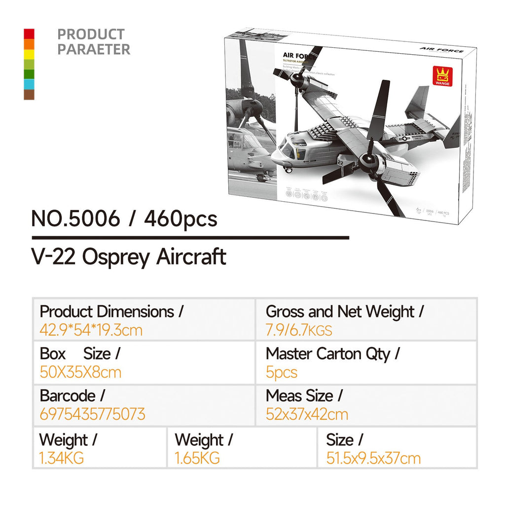 Compatible With Small-Particle Building Blocks; Military Combat Aircraft Model - SKU - OurGobricks