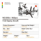Compatible With Small-Particle Building Blocks; Military Combat Aircraft Model - SKU - OurGobricks