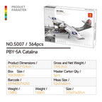 Compatible With Small-Particle Building Blocks; Military Combat Aircraft Model - SKU - OurGobricks