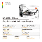 Compatible With Small-Particle Building Blocks; Military Combat Aircraft Model - SKU - OurGobricks