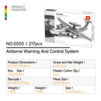 Compatible With Small-Particle Building Blocks; Military Combat Aircraft Model - SKU - OurGobricks
