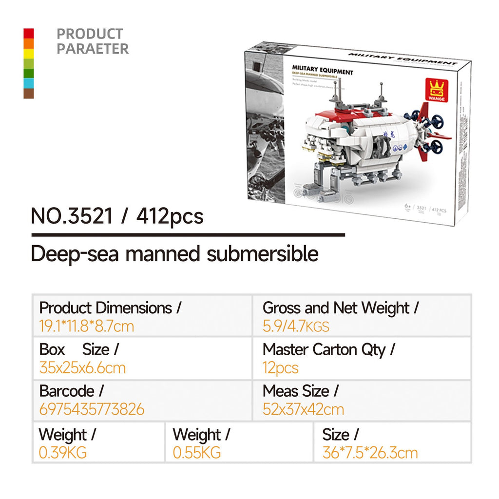 Compatible With Small-Particle Building Blocks; Destroyer And Nuclear Submarine Models - SKU - OurGobricks