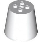 3569 Compatible Small-Particle Building Block: 4x4x3 Conical Brick With Axle Hole - 1KG.Non-Gobricks Brand.