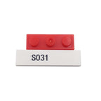 3569 Compatible Small-Particle Building Block: 4x4x3 Conical Brick With Axle Hole - 1KG.Non-Gobricks Brand.