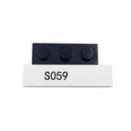 3569 Compatible Small-Particle Building Block: 4x4x3 Conical Brick With Axle Hole - 1KG.Non-Gobricks Brand.