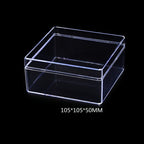 Acrylic Building Block Parts Storage Box, Transparent Lided Square Storage Box, Parts Sorting Box