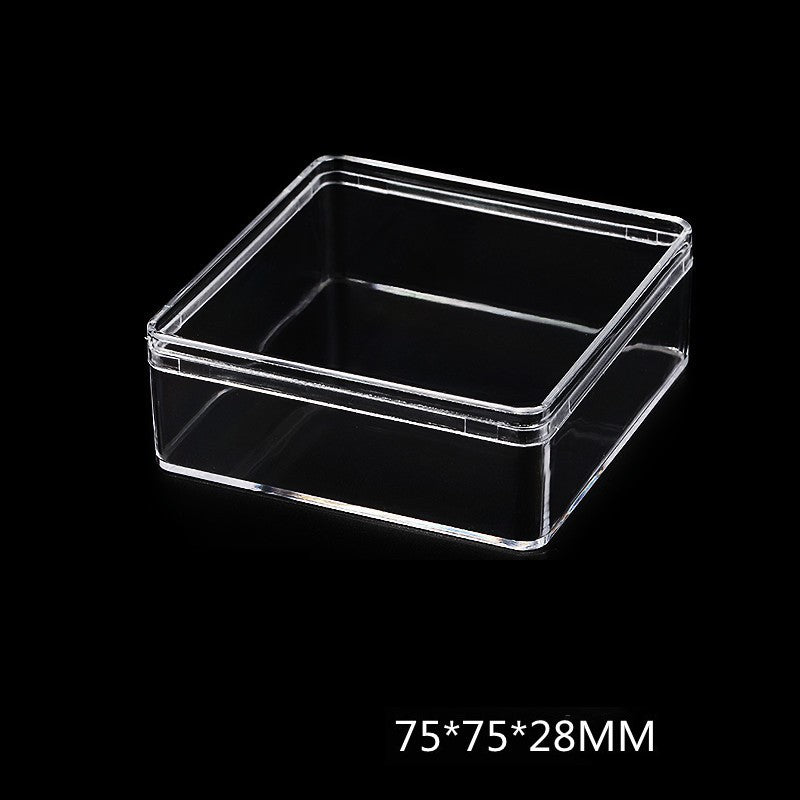 Acrylic Building Block Parts Storage Box, Transparent Lided Square Storage Box, Parts Sorting Box