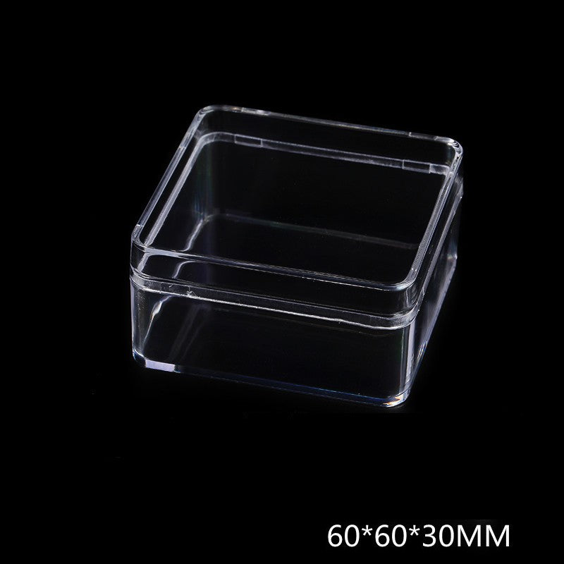 Acrylic Building Block Parts Storage Box, Transparent Lided Square Storage Box, Parts Sorting Box