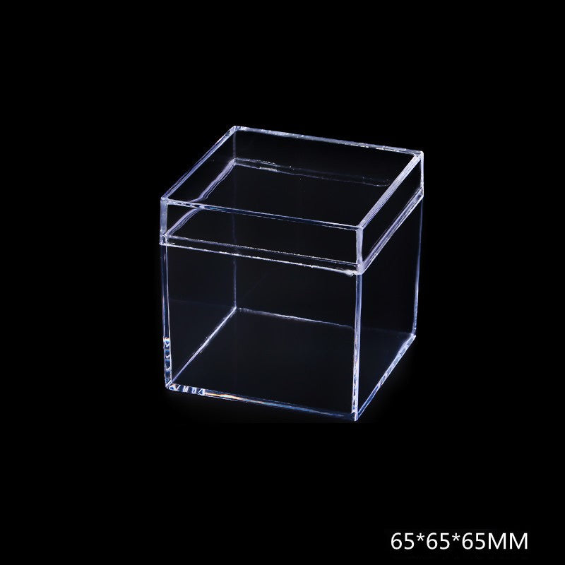 Acrylic Building Block Parts Storage Box, Transparent Lided Square Storage Box, Parts Sorting Box