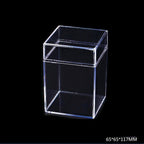 Acrylic Building Block Parts Storage Box, Transparent Lided Square Storage Box, Parts Sorting Box