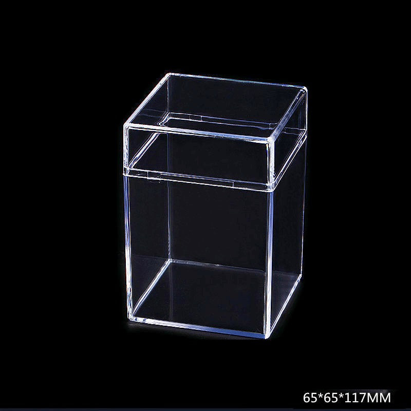 Acrylic Building Block Parts Storage Box, Transparent Lided Square Storage Box, Parts Sorting Box