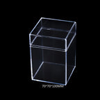Acrylic Building Block Parts Storage Box, Transparent Lided Square Storage Box, Parts Sorting Box