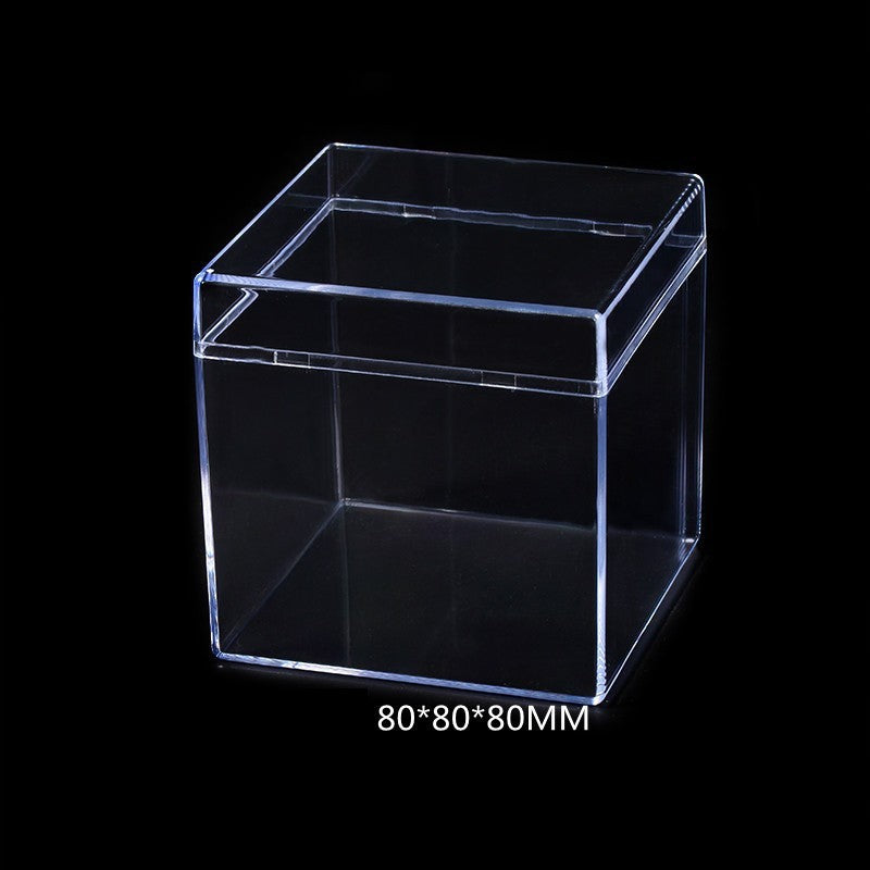 Acrylic Building Block Parts Storage Box, Transparent Lided Square Storage Box, Parts Sorting Box