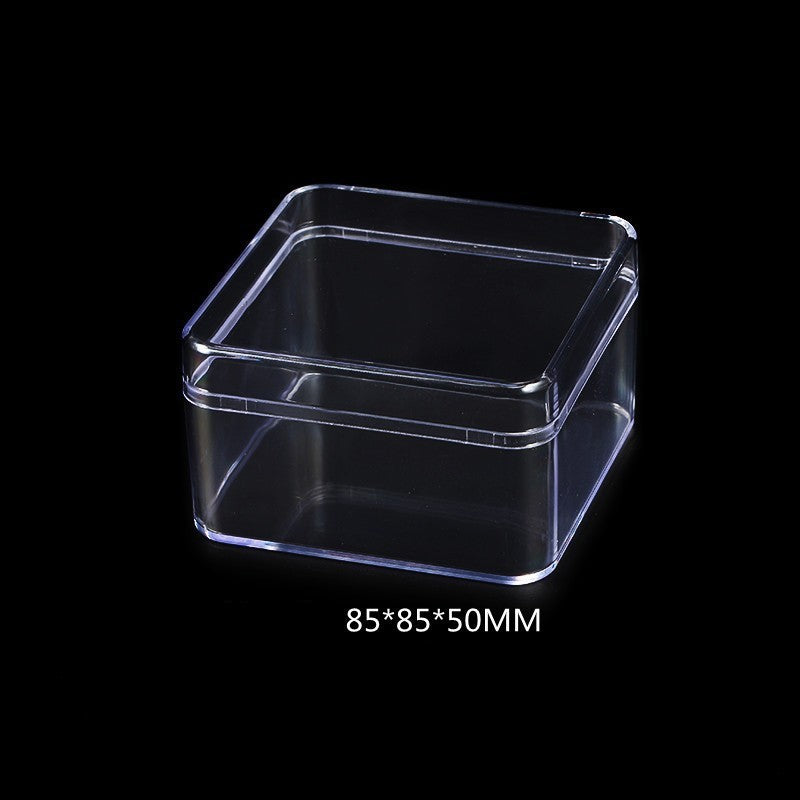 Acrylic Building Block Parts Storage Box, Transparent Lided Square Storage Box, Parts Sorting Box