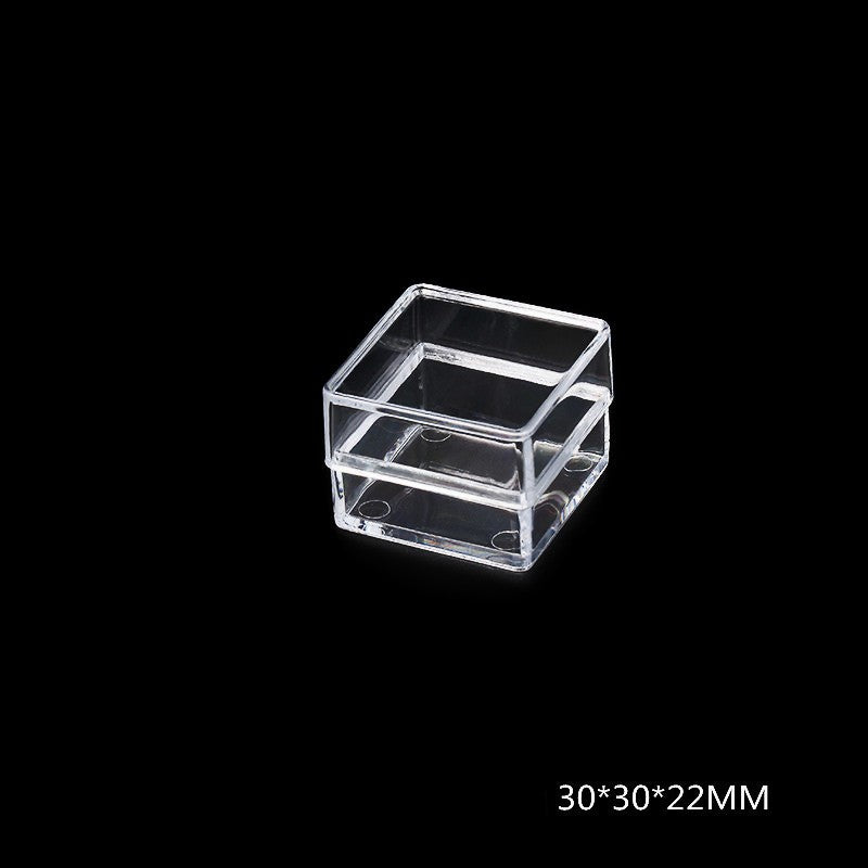 Acrylic Building Block Parts Storage Box, Transparent Lided Square Storage Box, Parts Sorting Box