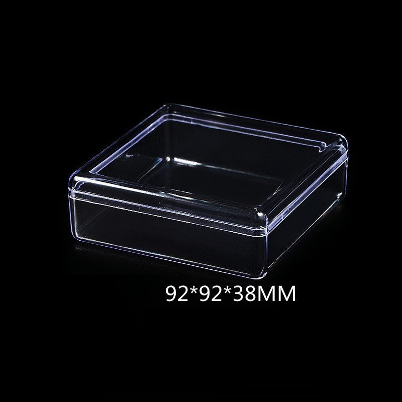 Acrylic Building Block Parts Storage Box, Transparent Lided Square Storage Box, Parts Sorting Box