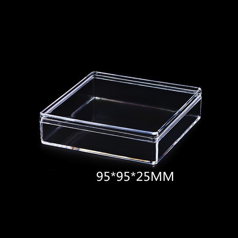 Acrylic Building Block Parts Storage Box, Transparent Lided Square Storage Box, Parts Sorting Box