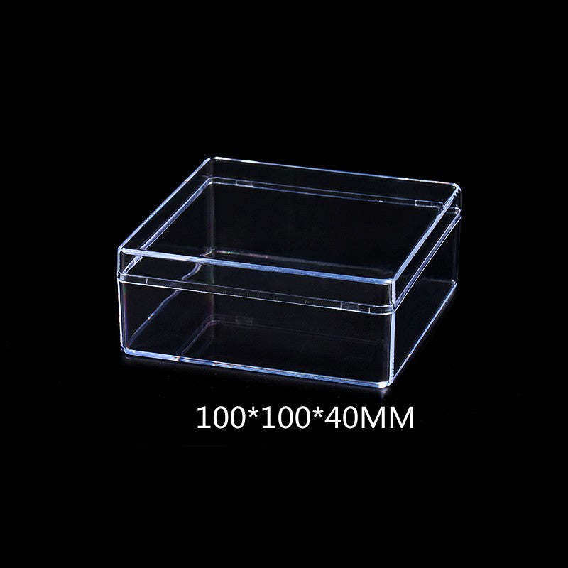 Acrylic Building Block Parts Storage Box, Transparent Lided Square Storage Box, Parts Sorting Box