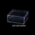 Acrylic Building Block Parts Storage Box, Transparent Lided Square Storage Box, Parts Sorting Box