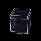Acrylic Building Block Parts Storage Box, Transparent Lided Square Storage Box, Parts Sorting Box
