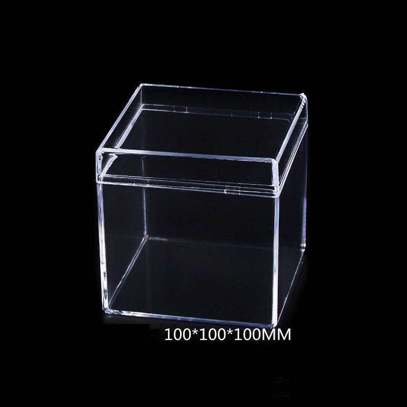 Acrylic Building Block Parts Storage Box, Transparent Lided Square Storage Box, Parts Sorting Box