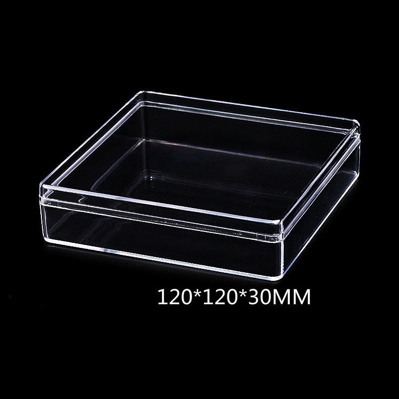 Acrylic Building Block Parts Storage Box, Transparent Lided Square Storage Box, Parts Sorting Box