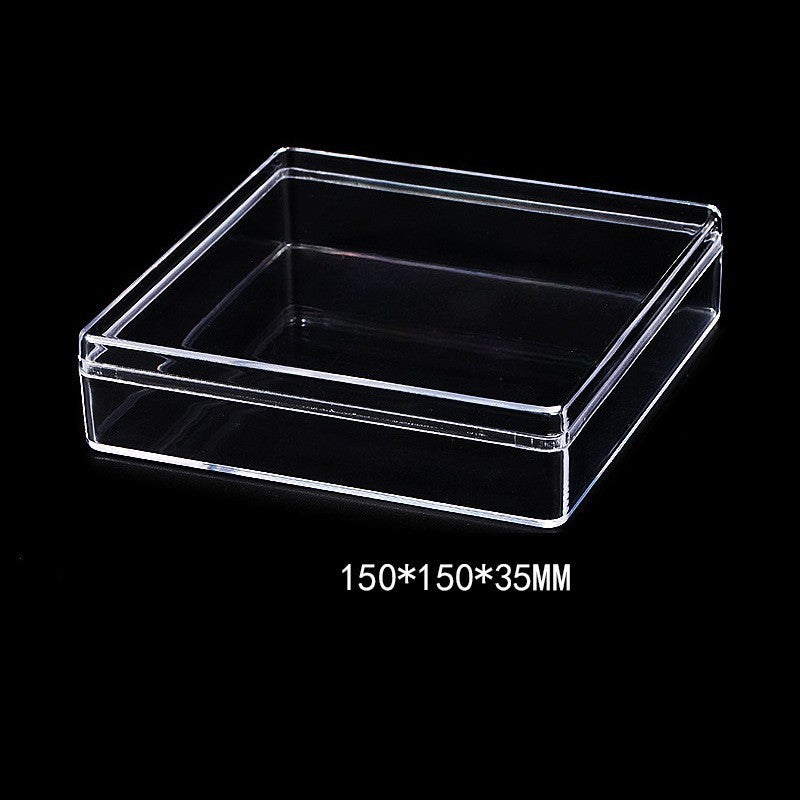 Acrylic Building Block Parts Storage Box, Transparent Lided Square Storage Box, Parts Sorting Box