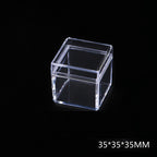 Acrylic Building Block Parts Storage Box, Transparent Lided Square Storage Box, Parts Sorting Box