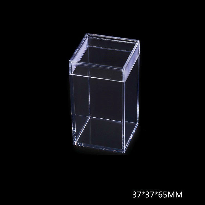 Acrylic Building Block Parts Storage Box, Transparent Lided Square Storage Box, Parts Sorting Box