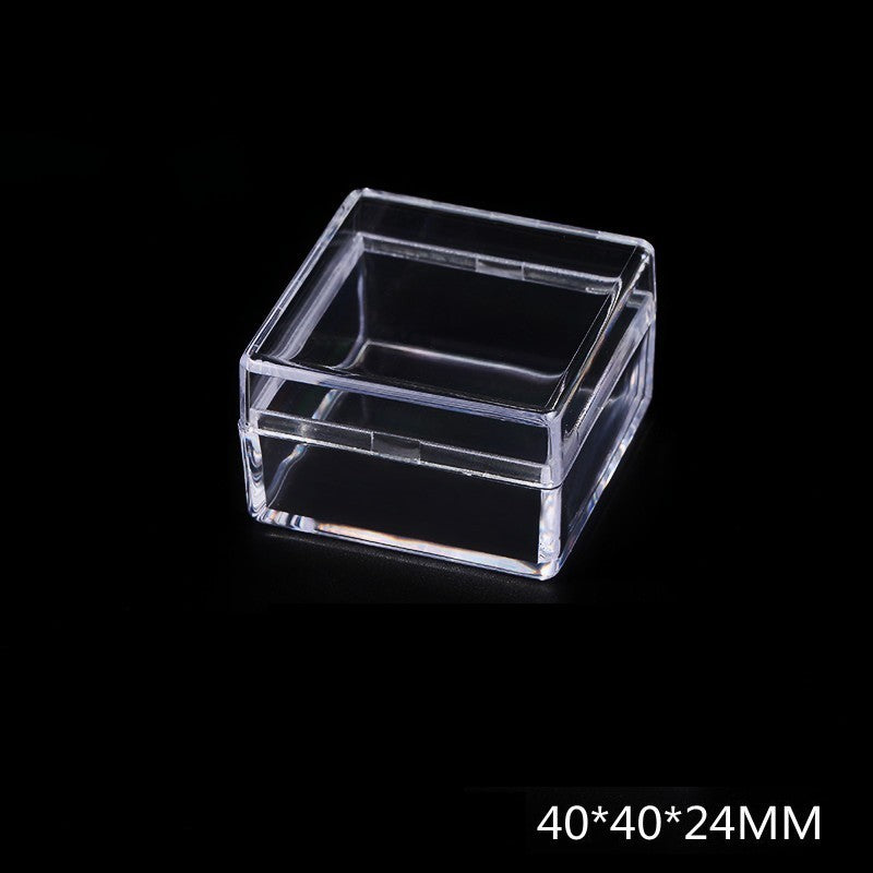 Acrylic Building Block Parts Storage Box, Transparent Lided Square Storage Box, Parts Sorting Box