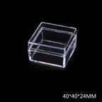 Acrylic Building Block Parts Storage Box, Transparent Lided Square Storage Box, Parts Sorting Box