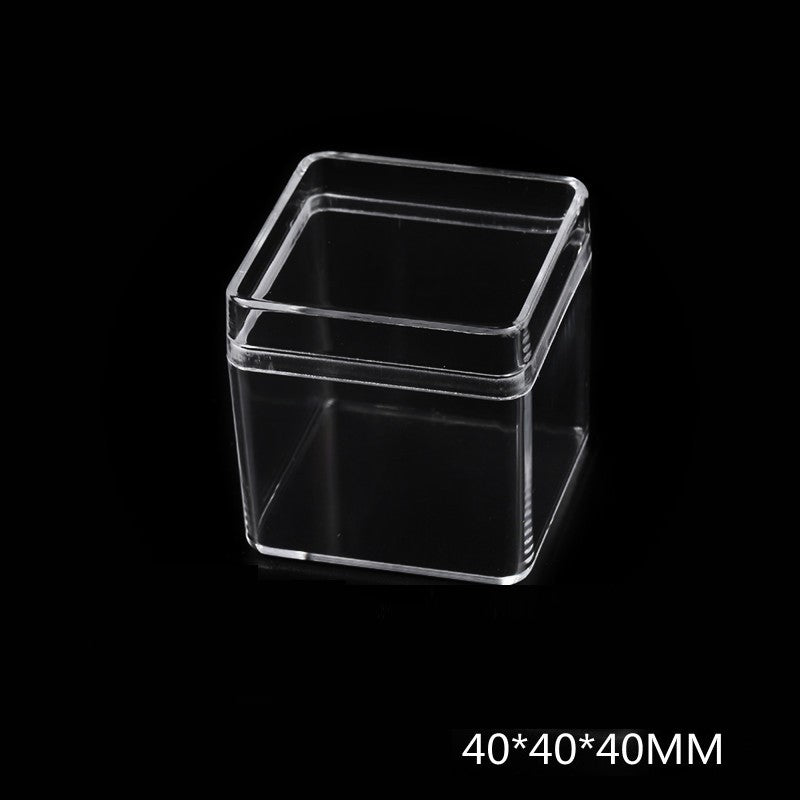 Acrylic Building Block Parts Storage Box, Transparent Lided Square Storage Box, Parts Sorting Box